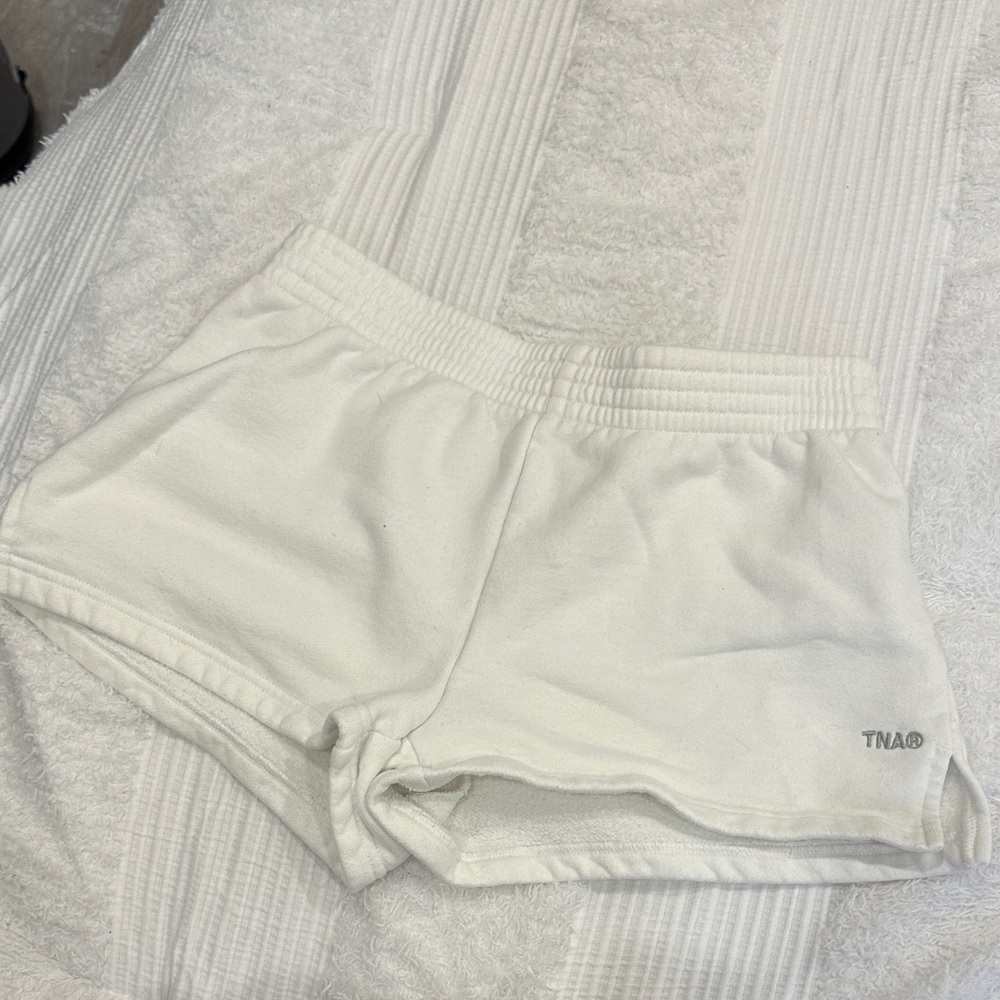 TNA Women's Athletic White Shorts